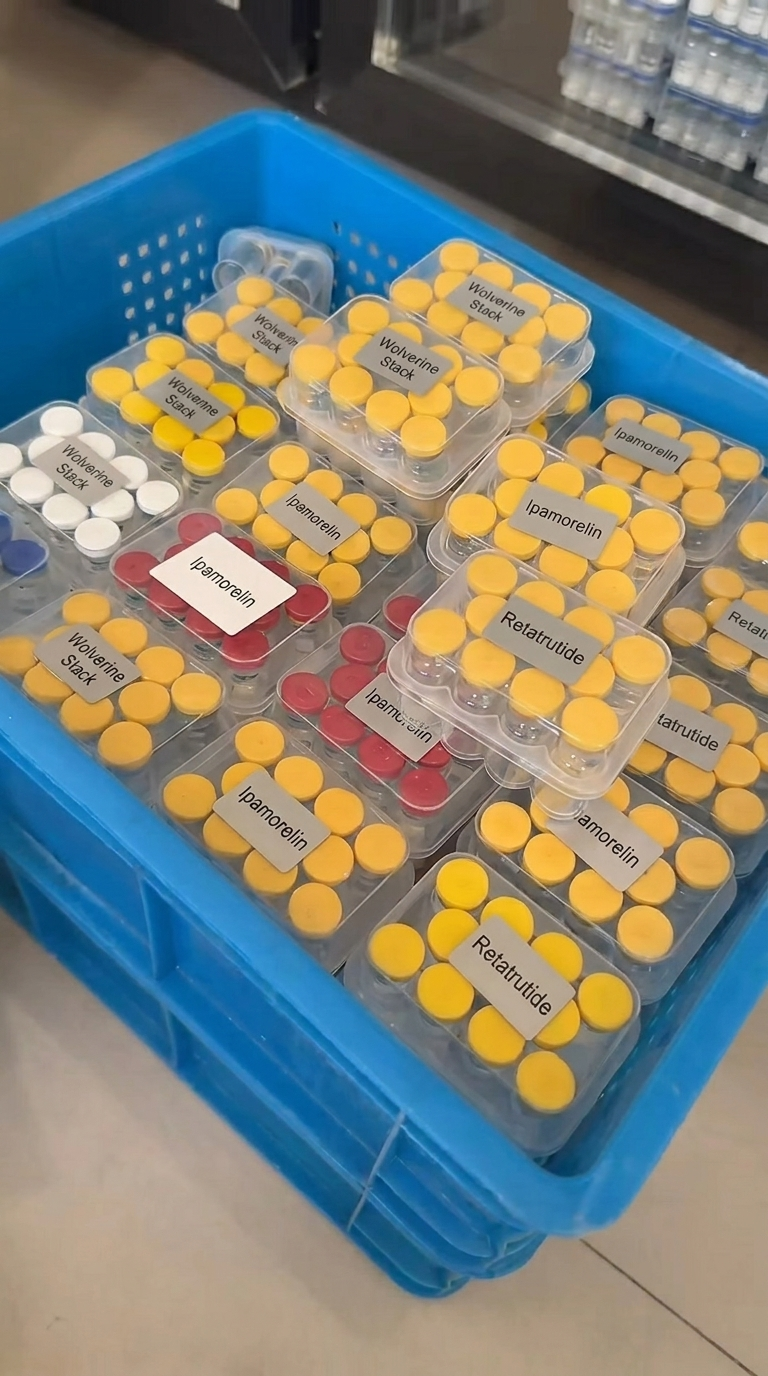 Stock disponible de Wolverine Stack, Ipamorelin y Retratutide en Colombia